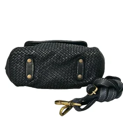 Scarpe di Maremma Mini Bag Artigianale A Tracolla In Pelle Intrecciata*Donna Borse Morbide