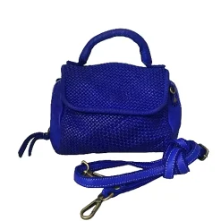 Scarpe di Maremma Mini Bag Artigianale A Tracolla In Pelle Intrecciata*Donna Borse Morbide