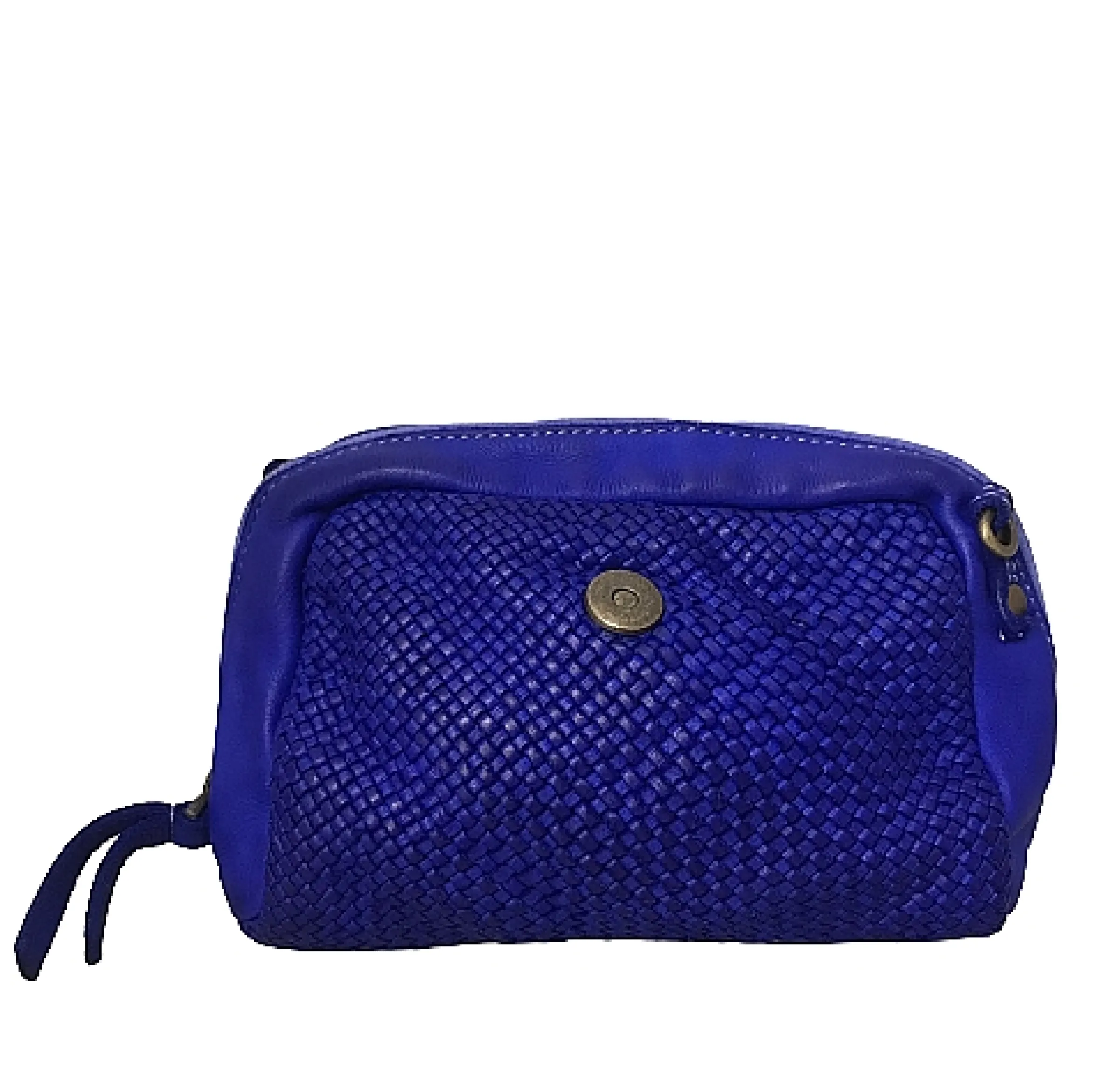 Scarpe di Maremma Mini Bag Artigianale A Tracolla In Pelle Intrecciata*Donna Borse Morbide