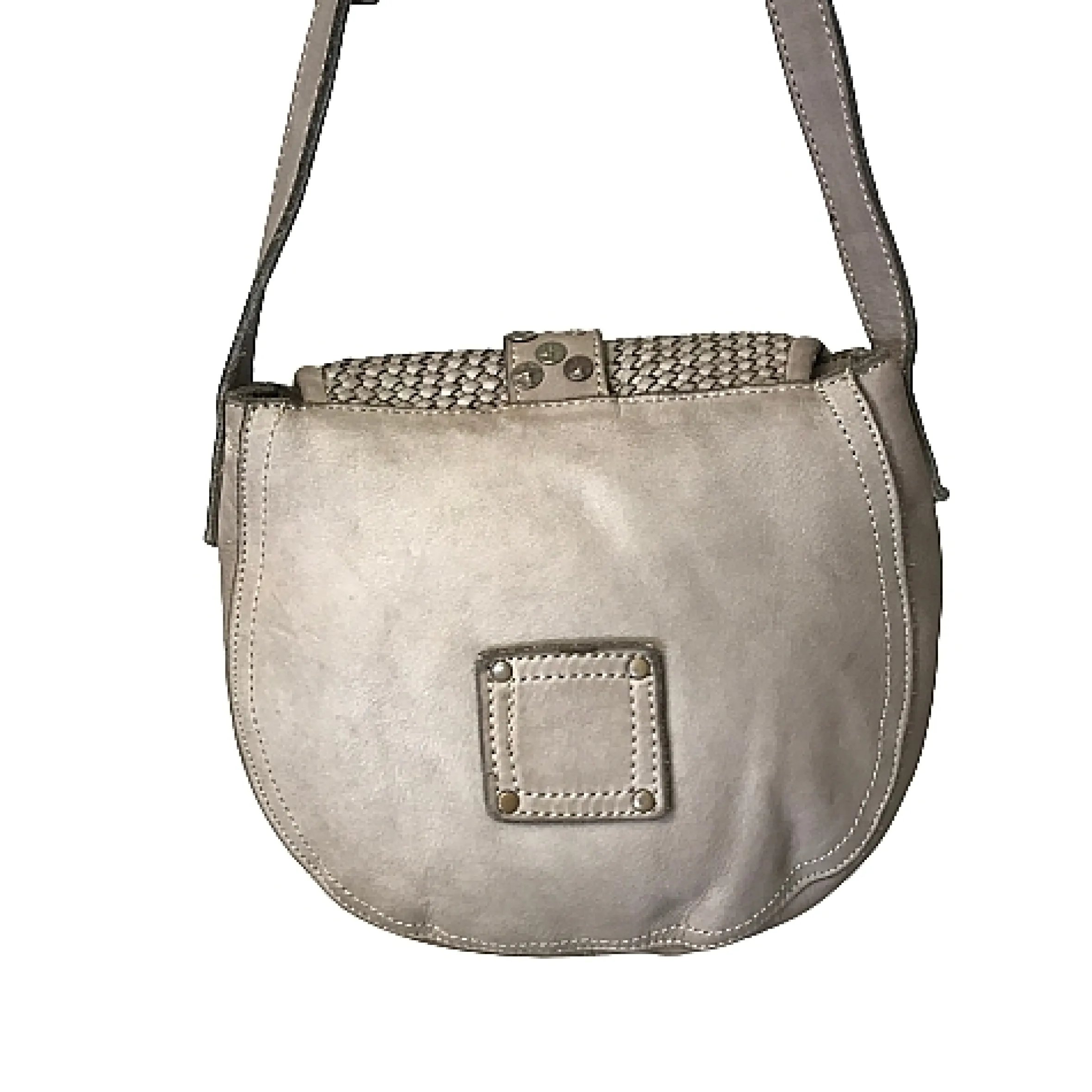 Scarpe di Maremma Mini Bag Artigianale In Pelle Intrecciata E Borchiette*Donna Borse Morbide