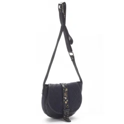 Scarpe di Maremma Mini Bag Artigianale In Pelle Intrecciata E Borchiette*Donna Borse Morbide