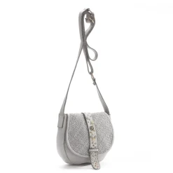 Scarpe di Maremma Mini Bag Artigianale In Pelle Intrecciata E Borchiette*Donna Borse Morbide