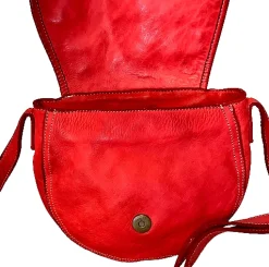 Scarpe di Maremma Mini Bag Artigianale In Pelle Intrecciata E Borchiette*Donna Borse Morbide