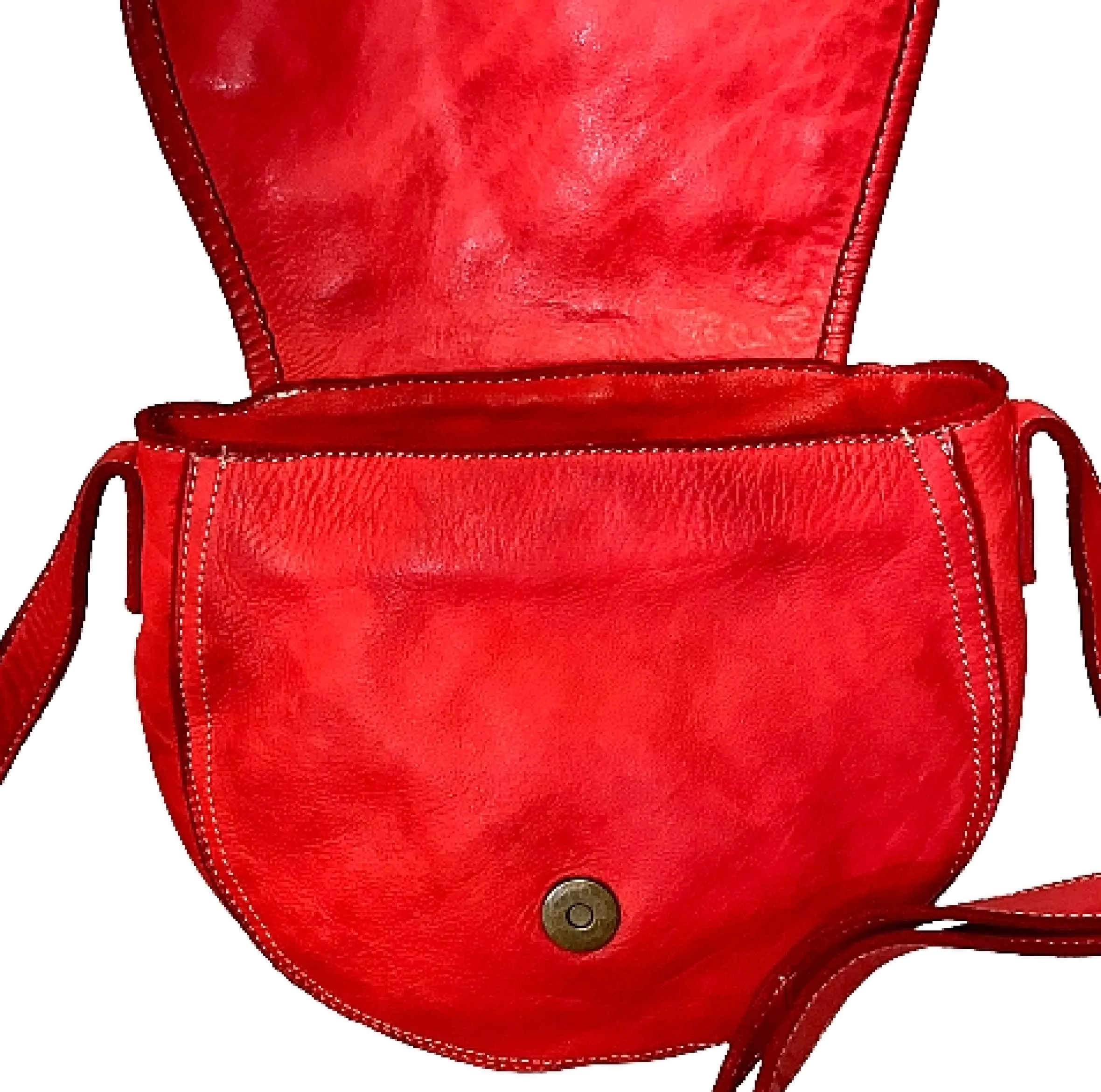 Scarpe di Maremma Mini Bag Artigianale In Pelle Intrecciata E Borchiette*Donna Borse Morbide
