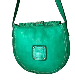 Scarpe di Maremma Mini Bag Artigianale In Pelle Intrecciata E Borchiette*Donna Borse Morbide