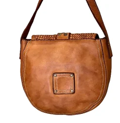 Scarpe di Maremma Mini Bag Artigianale In Pelle Intrecciata E Borchiette*Donna Borse Morbide