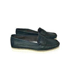 Scarpe di Maremma Mocassino Artigianale Estivo Blu*Donna Mocassini