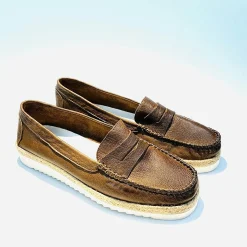 Scarpe di Maremma Mocassino Artigianale Estivo Sigaro*Donna Mocassini