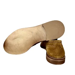 Scarpe di Maremma Mocassino Artigianale In Nabuk Cuoio Con Morsetto*Donna Mocassini