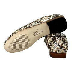Scarpe di Maremma Mocassino Artigianale In Pelle Intrecciata*Donna Mocassini