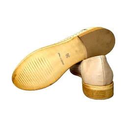 Scarpe di Maremma Mocassino Artigianale In Pelle Forata Nude*Donna Mocassini