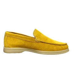 Scarpe di Maremma Mocassino Artigianale In Nabuk Color Ocra*Uomo Mocassini