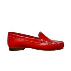 Scarpe di Maremma Mocassino Artigianale Sfoderato Rosso*Donna Mocassini