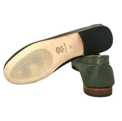 Scarpe di Maremma Mocassino Artigianale Verde*Donna Mocassini