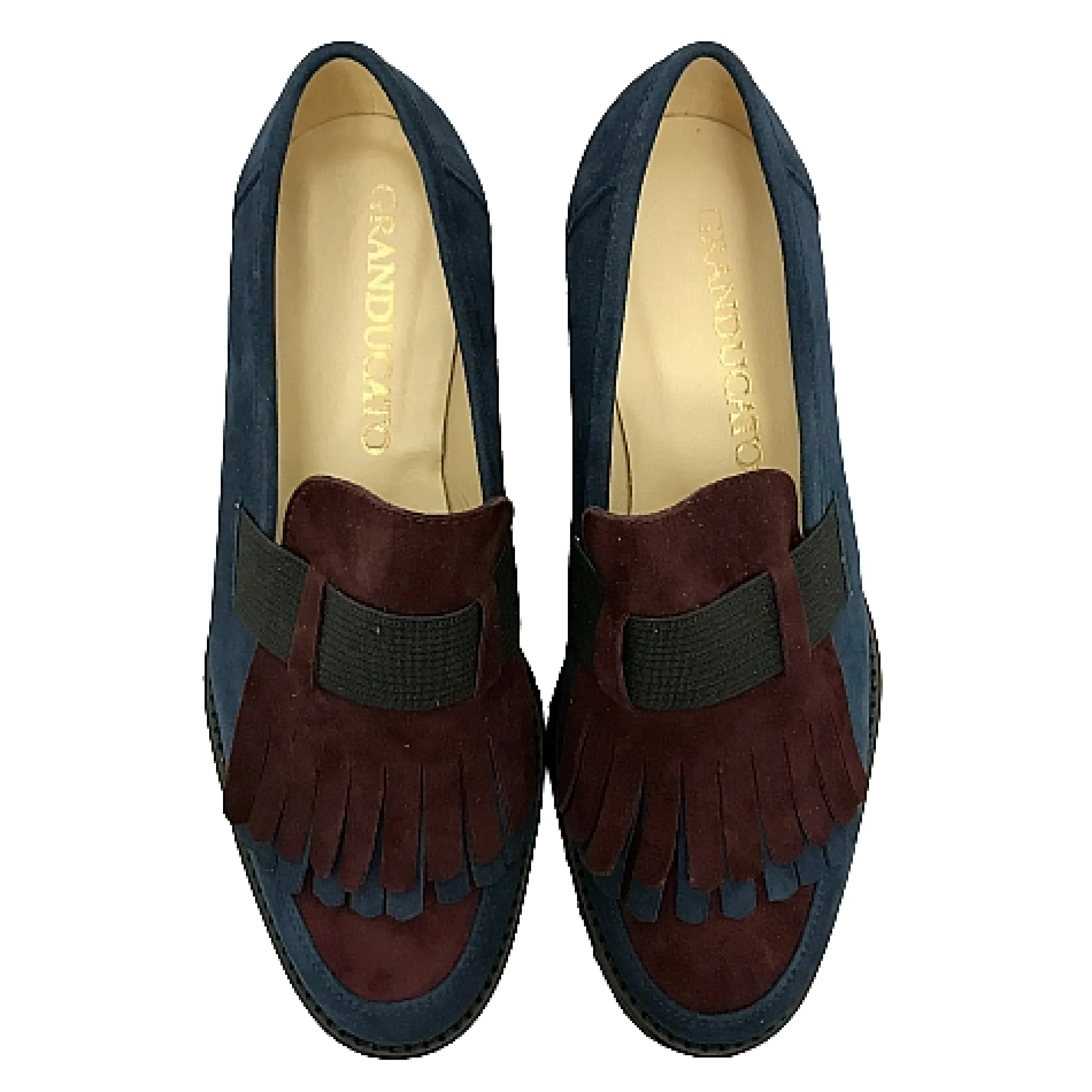 Scarpe di Maremma Mocassino Bicolore Blu/Bordeaux*Donna Mocassini