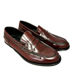 Scarpe di Maremma Mocassino College Spazzolato Bordeaux Cucito Blake*Uomo Mocassini