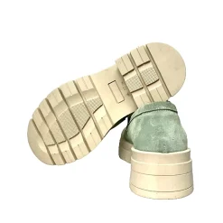 Scarpe di Maremma Mocassino Con Suola Carrarmato Salvia*Donna Mocassini