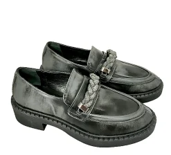 Scarpe di Maremma Mocassino Grigio In Pelle Abrasivata*Donna Mocassini