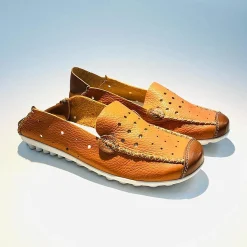 Scarpe di Maremma Mocassino In Pelle Arancione*Donna Mocassini