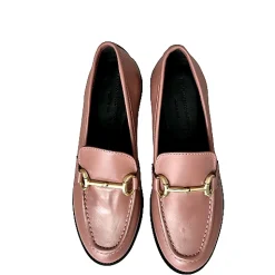 Scarpe di Maremma Mocassino In Pelle Rosa Con Morsetto Pfv*Donna Mocassini