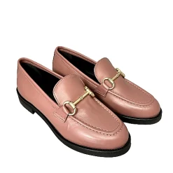 Scarpe di Maremma Mocassino In Pelle Rosa Con Morsetto Pfv*Donna Mocassini