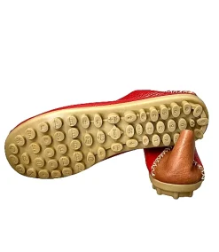Scarpe di Maremma Mocassino In Pelle Rossa*Donna Mocassini