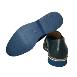 Scarpe di Maremma Mocassino Intrecciato Blu*Uomo Mocassini