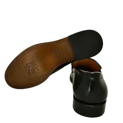 Scarpe di Maremma Mocassino Mod. College Abrasivato Nero*Uomo Mocassini