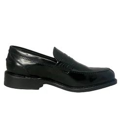 Scarpe di Maremma Mocassino Mod. College Abrasivato Nero*Uomo Mocassini