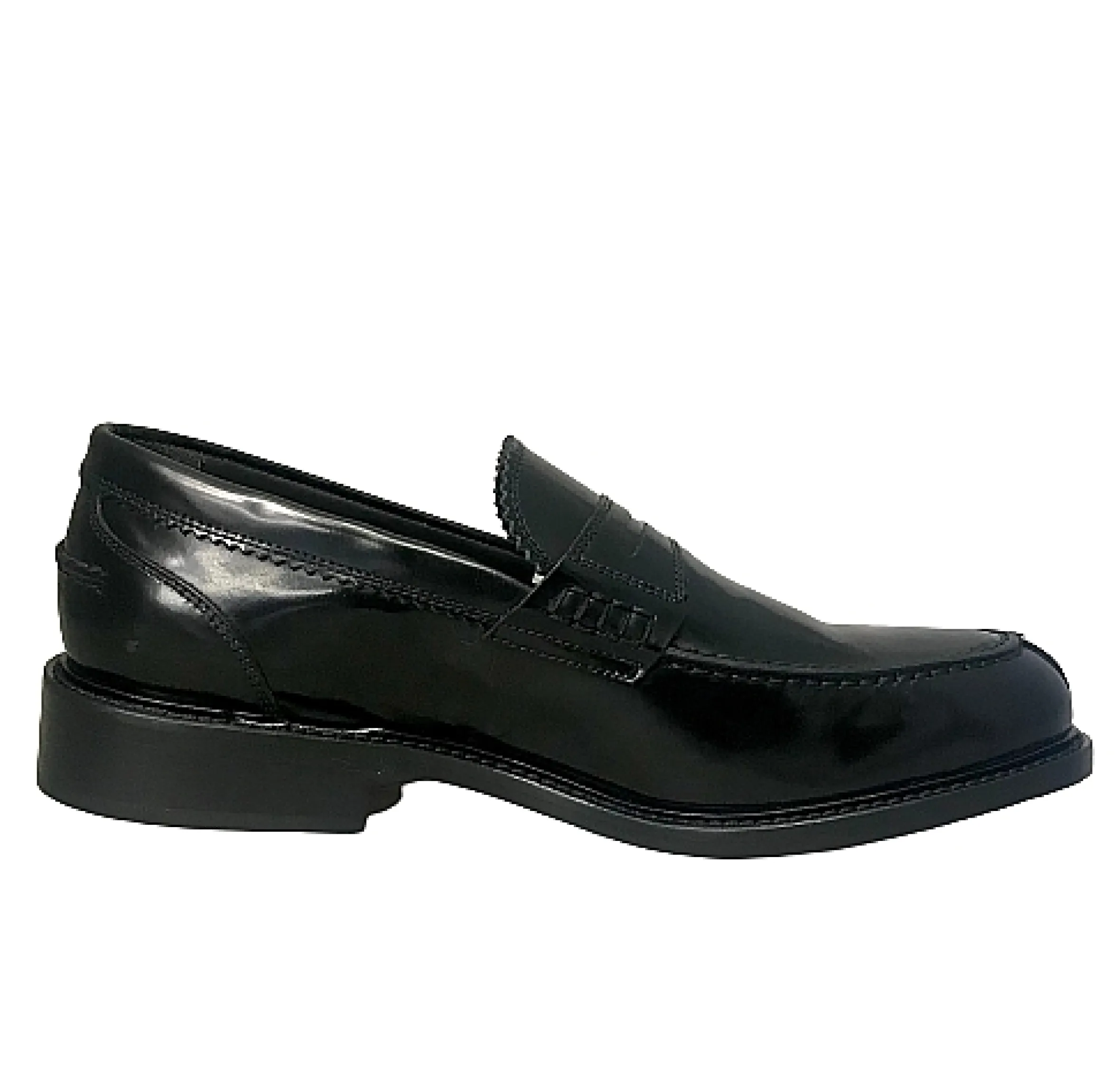 Scarpe di Maremma Mocassino Mod. College Abrasivato Nero*Uomo Mocassini