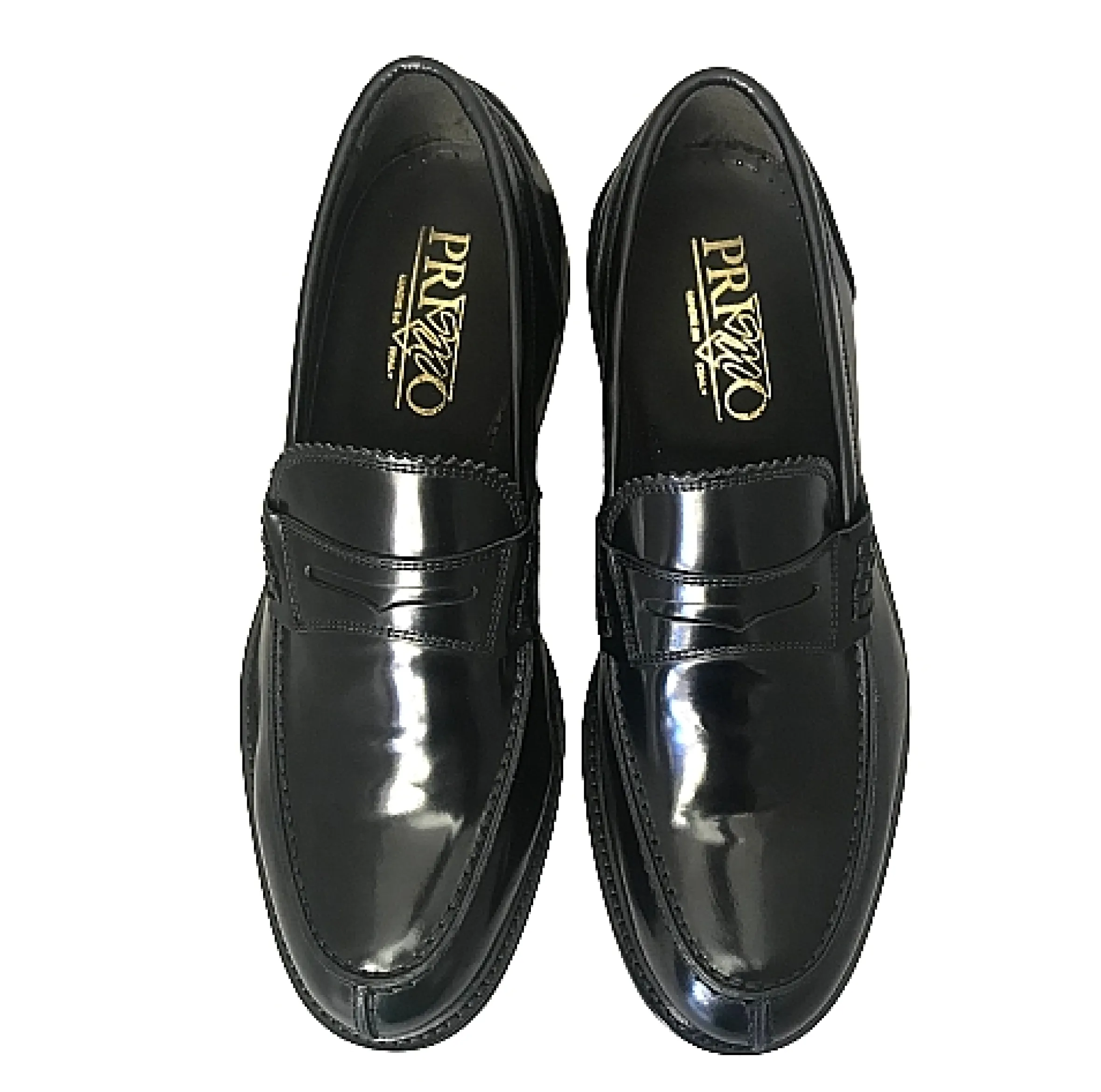 Scarpe di Maremma Mocassino Mod. College Abrasivato Nero*Uomo Mocassini