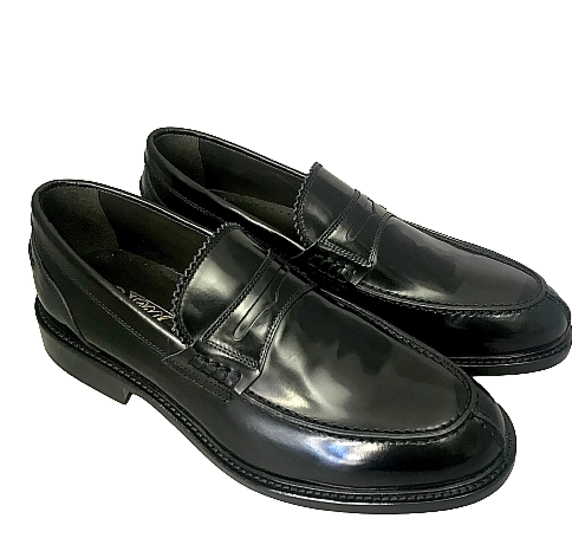 Scarpe di Maremma Mocassino Mod. College Abrasivato Nero*Uomo Mocassini