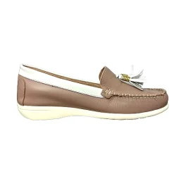 Scarpe di Maremma Mocassino Rosa Nude Con Nappine*Donna Mocassini