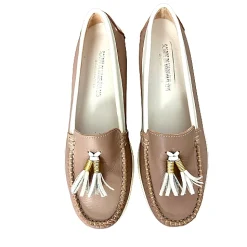 Scarpe di Maremma Mocassino Rosa Nude Con Nappine*Donna Mocassini