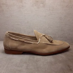 Scarpe di Maremma Mocassino Scamosciato Beige*Uomo Mocassini
