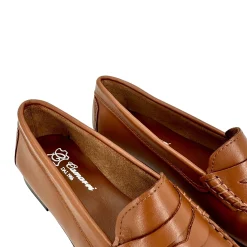 Scarpe di Maremma Mocassino Sfoderato Mod.College Cuoio*Donna Mocassini