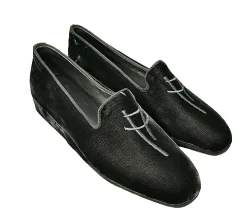 Scarpe di Maremma Pantofola In Velluto Grigio Antracite*Donna Ciabatte & Pantofole