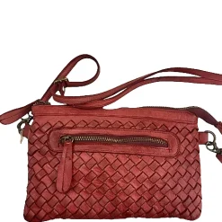 Scarpe di Maremma Piccola Borsa Intrecciata Bordeaux*Donna Borse Morbide