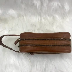 Scarpe di Maremma Pochette / Trousse In Pelle Color Cuoio Piccola* Borse Viaggio