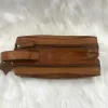 Scarpe di Maremma Pochette / Trousse In Pelle Color Cuoio Grande* Borse Viaggio