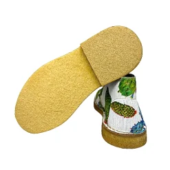 Scarpe di Maremma Polacchina Artigianale Cactus* Tela Colorata