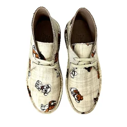 Scarpe di Maremma Polacchina Artigianale Cani* Tela Colorata