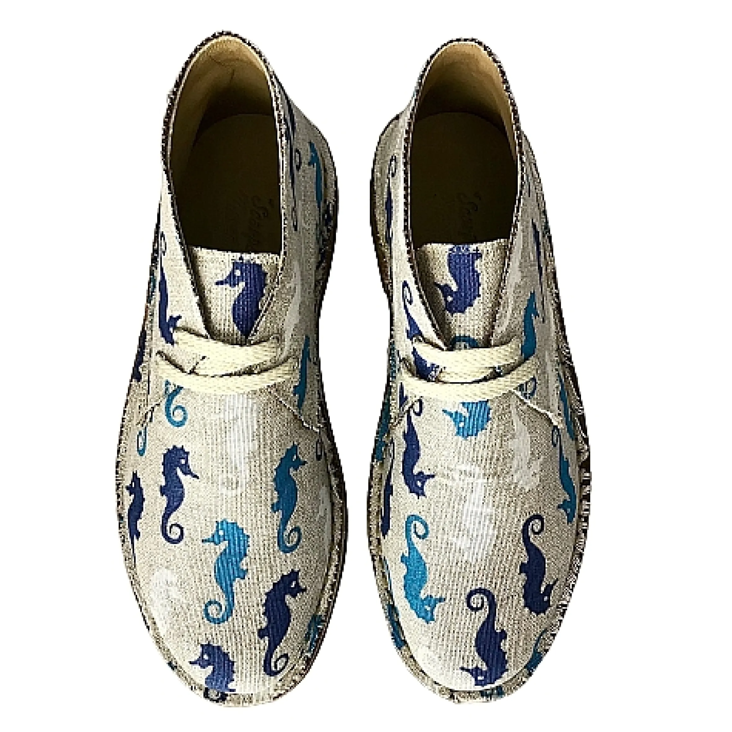 Scarpe di Maremma Polacchina Artigianale Cavallucci* Tela Colorata