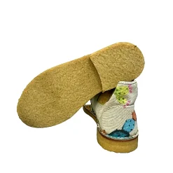 Scarpe di Maremma Polacchina Artigianale Cactus* Tela Colorata
