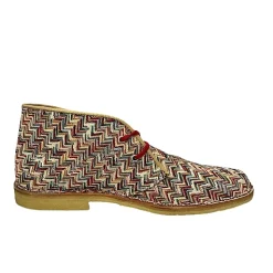 Scarpe di Maremma Polacchina Artigianale Freccia* Tela Colorata