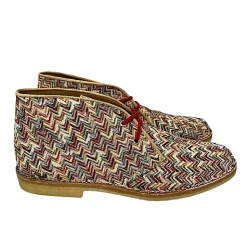 Scarpe di Maremma Polacchina Artigianale Freccia* Tela Colorata