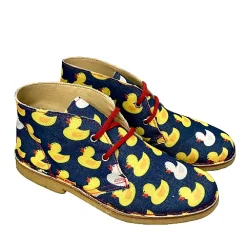 Scarpe di Maremma Polacchina Artigianale Papere* Tela Colorata