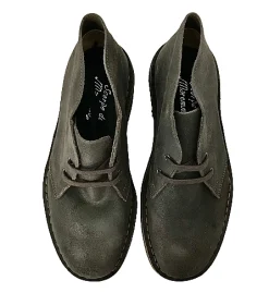 Scarpe di Maremma Polacchina Artigianale Testa Di Moro* Monocolore Camoscio
