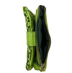 Scarpe di Maremma Portafoglio Artigianale In Pelle Intrecciata*Donna Portafogli