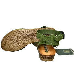 Scarpe di Maremma Sandalo Allacciato Alla Caviglia Verde Bionatura*Donna Sandali & Ciabatte